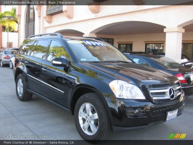 Black / Macadamia 2007 Mercedes-Benz GL 450