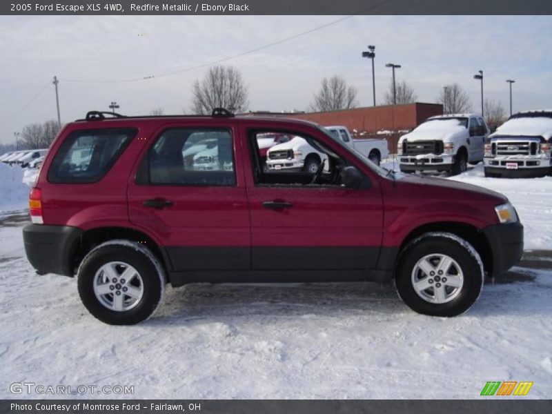 Redfire Metallic / Ebony Black 2005 Ford Escape XLS 4WD