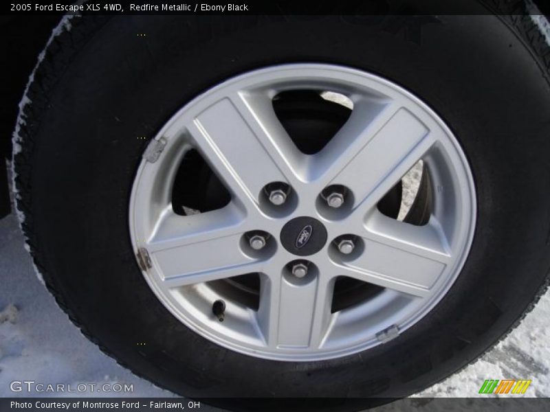 Redfire Metallic / Ebony Black 2005 Ford Escape XLS 4WD