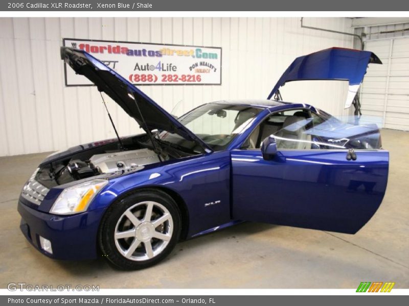 Xenon Blue / Shale 2006 Cadillac XLR Roadster