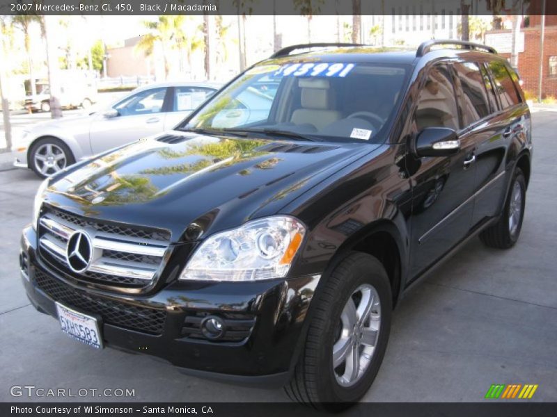 Black / Macadamia 2007 Mercedes-Benz GL 450