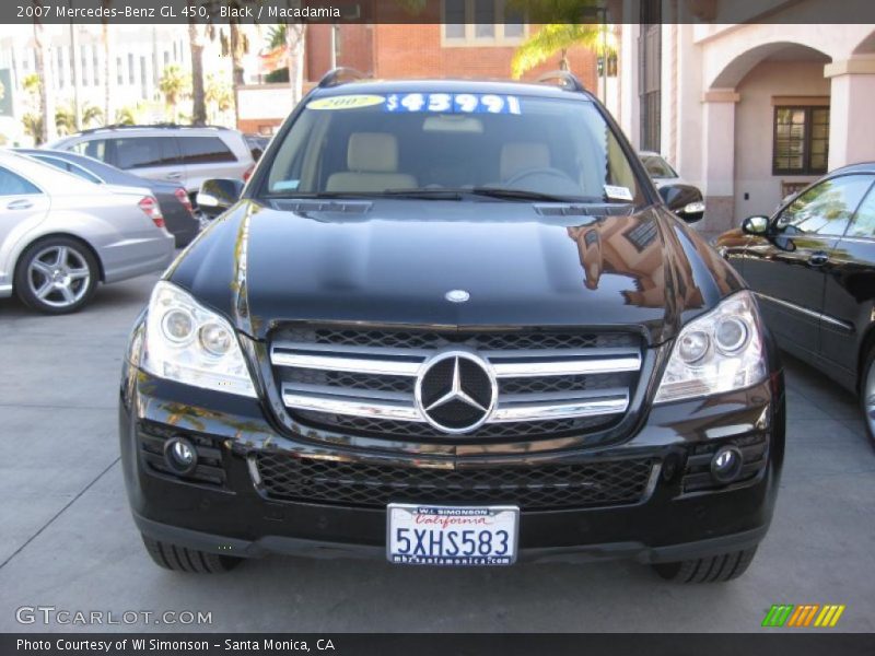 Black / Macadamia 2007 Mercedes-Benz GL 450