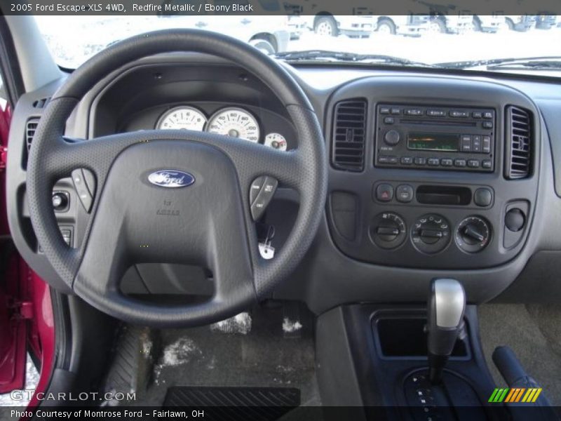 Redfire Metallic / Ebony Black 2005 Ford Escape XLS 4WD