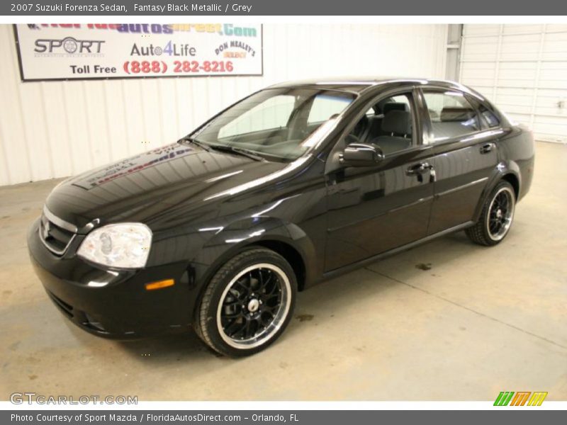 Fantasy Black Metallic / Grey 2007 Suzuki Forenza Sedan