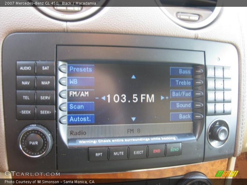 Black / Macadamia 2007 Mercedes-Benz GL 450