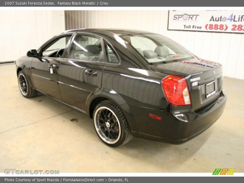 Fantasy Black Metallic / Grey 2007 Suzuki Forenza Sedan