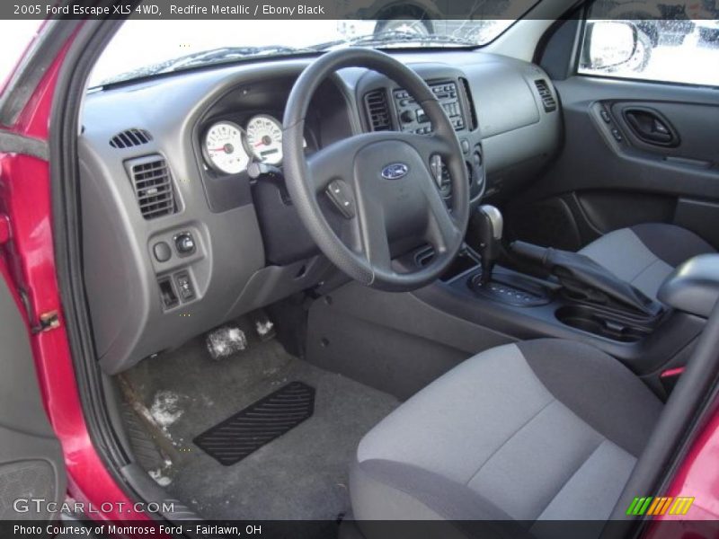 Redfire Metallic / Ebony Black 2005 Ford Escape XLS 4WD