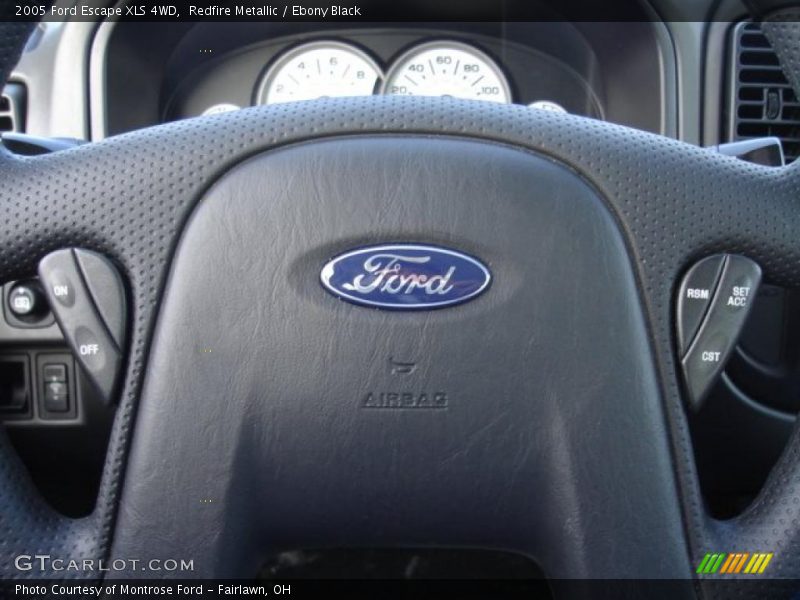Redfire Metallic / Ebony Black 2005 Ford Escape XLS 4WD