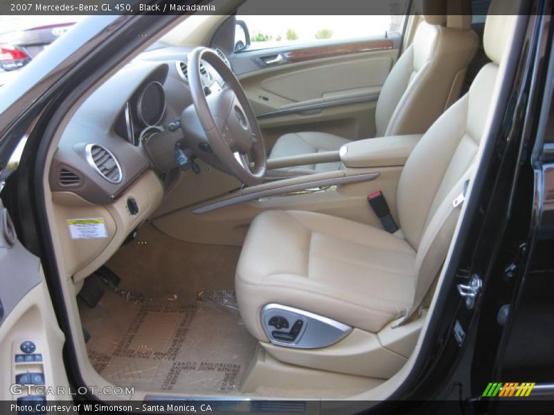 Black / Macadamia 2007 Mercedes-Benz GL 450