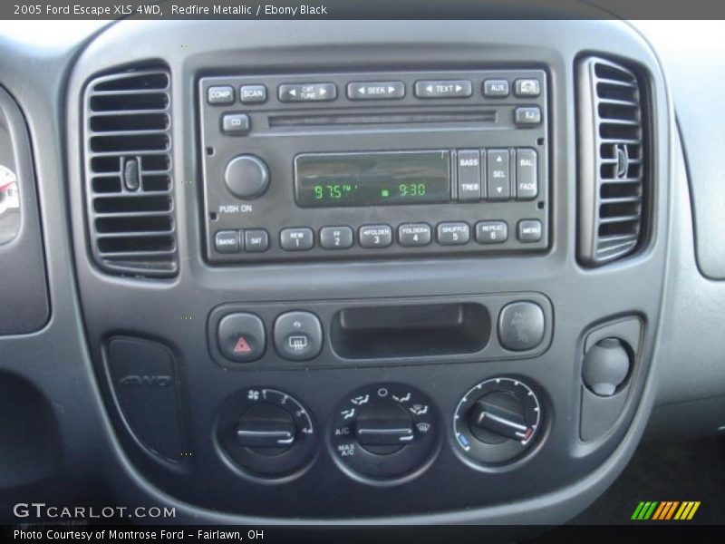 Redfire Metallic / Ebony Black 2005 Ford Escape XLS 4WD