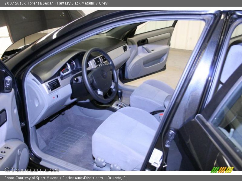 Fantasy Black Metallic / Grey 2007 Suzuki Forenza Sedan