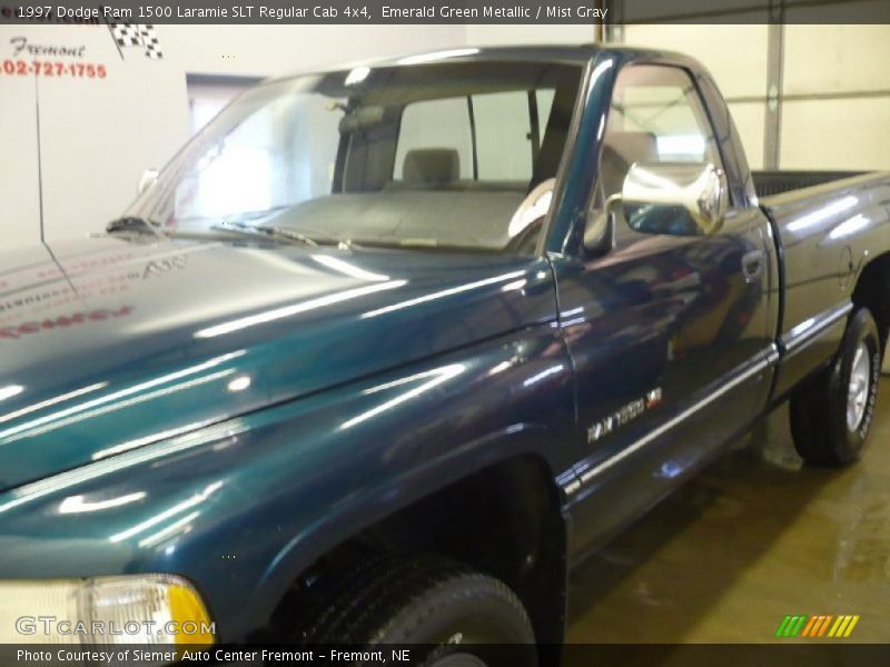 Emerald Green Metallic / Mist Gray 1997 Dodge Ram 1500 Laramie SLT Regular Cab 4x4