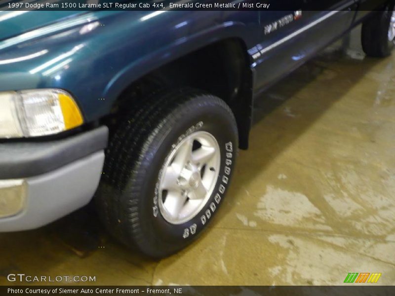 Emerald Green Metallic / Mist Gray 1997 Dodge Ram 1500 Laramie SLT Regular Cab 4x4