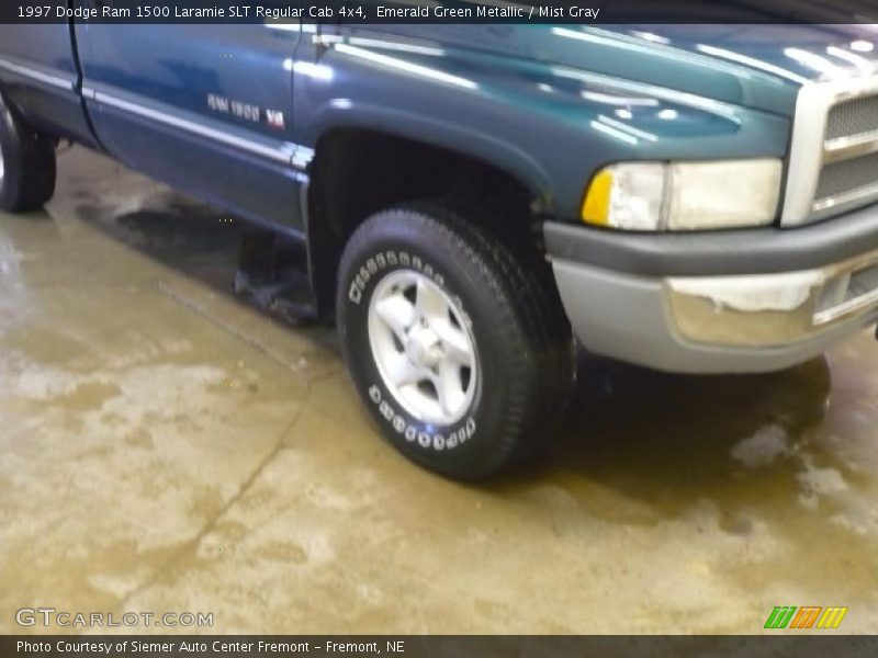 Emerald Green Metallic / Mist Gray 1997 Dodge Ram 1500 Laramie SLT Regular Cab 4x4