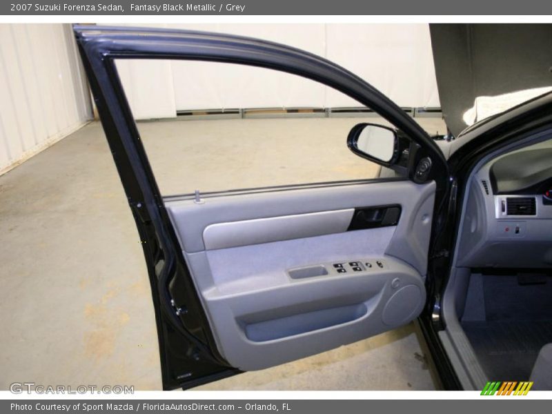 Fantasy Black Metallic / Grey 2007 Suzuki Forenza Sedan
