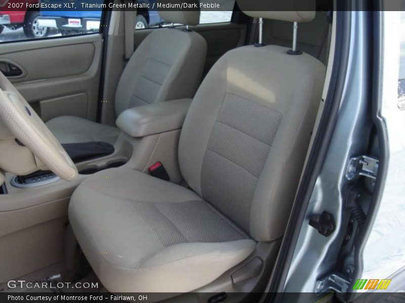 Titanium Green Metallic / Medium/Dark Pebble 2007 Ford Escape XLT
