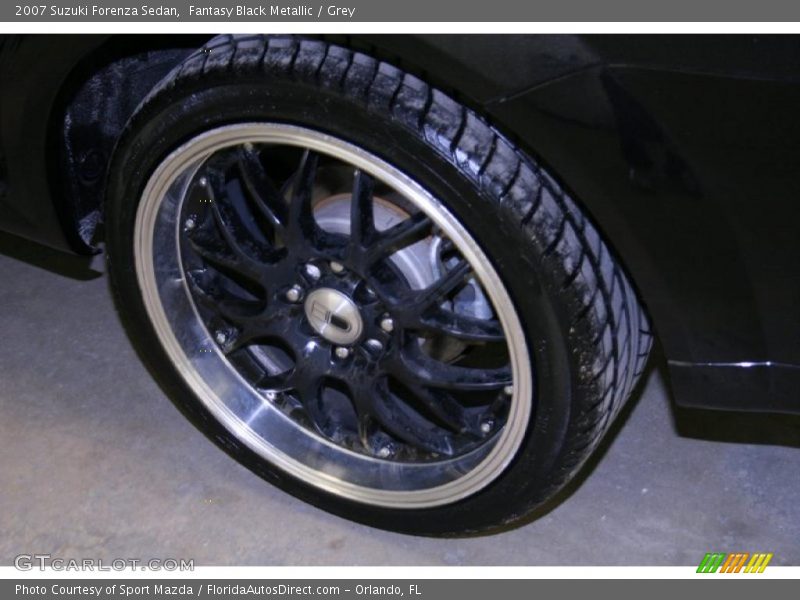 Fantasy Black Metallic / Grey 2007 Suzuki Forenza Sedan