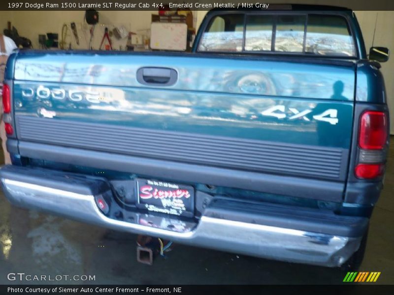 Emerald Green Metallic / Mist Gray 1997 Dodge Ram 1500 Laramie SLT Regular Cab 4x4
