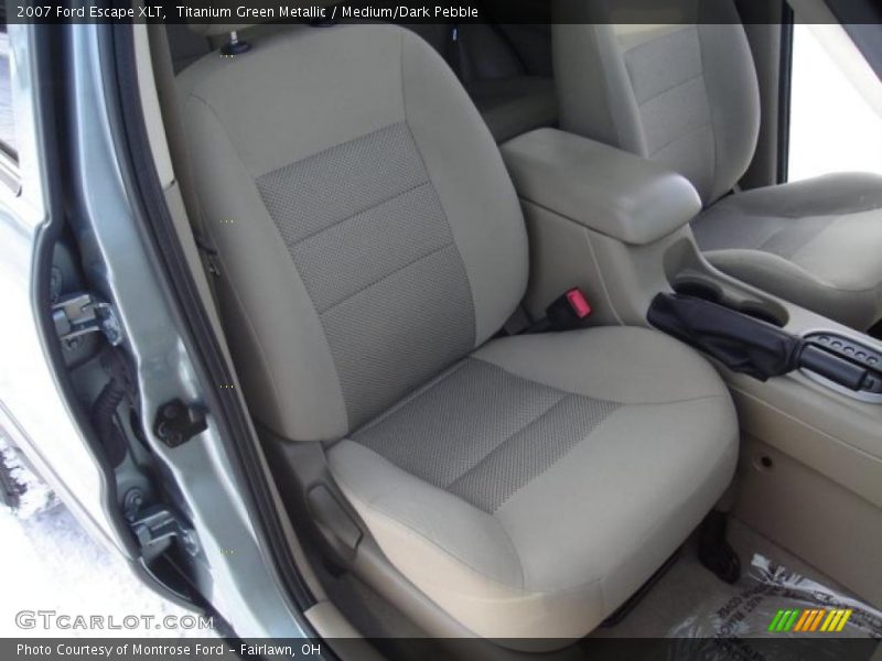 Titanium Green Metallic / Medium/Dark Pebble 2007 Ford Escape XLT