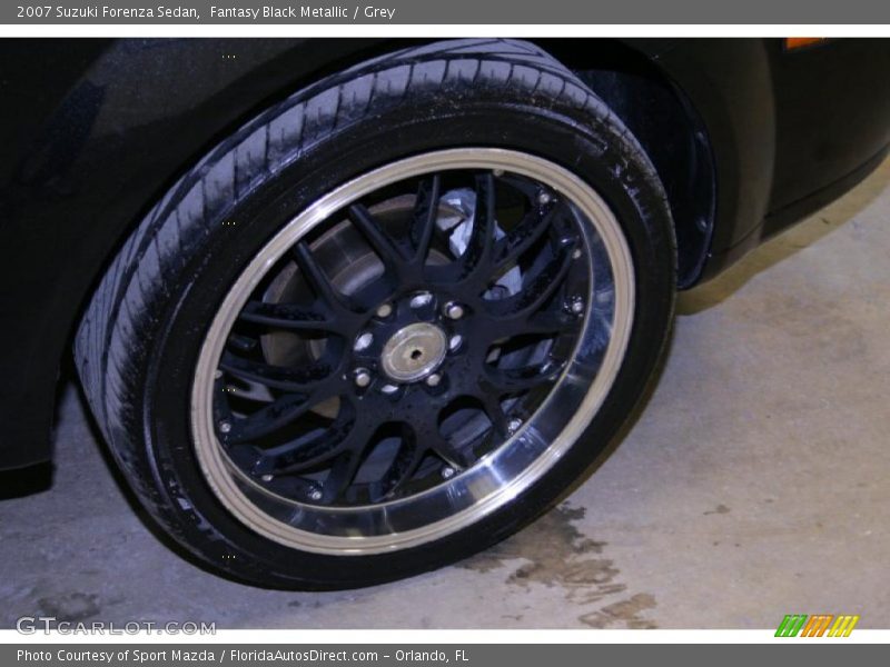 Fantasy Black Metallic / Grey 2007 Suzuki Forenza Sedan