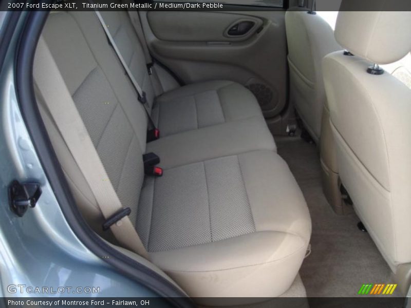Titanium Green Metallic / Medium/Dark Pebble 2007 Ford Escape XLT