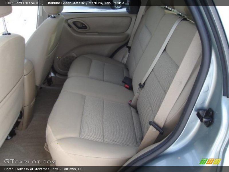 Titanium Green Metallic / Medium/Dark Pebble 2007 Ford Escape XLT
