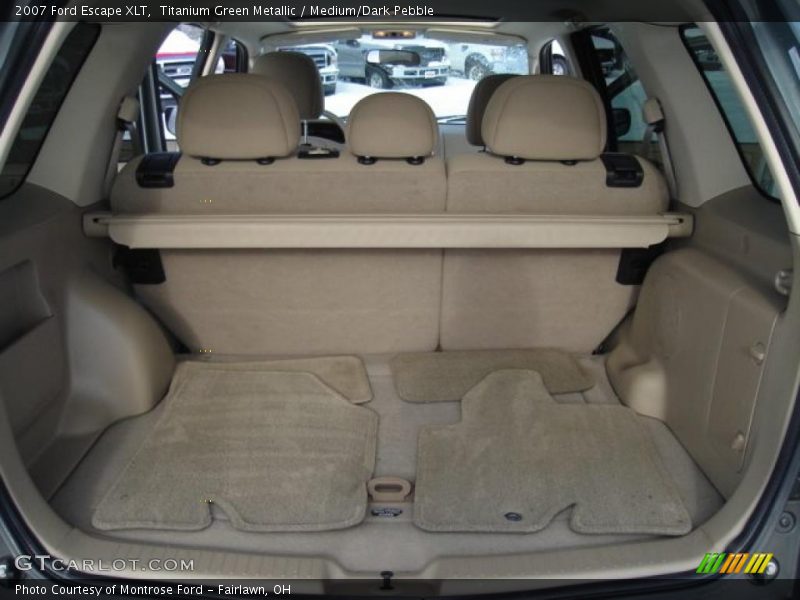 Titanium Green Metallic / Medium/Dark Pebble 2007 Ford Escape XLT