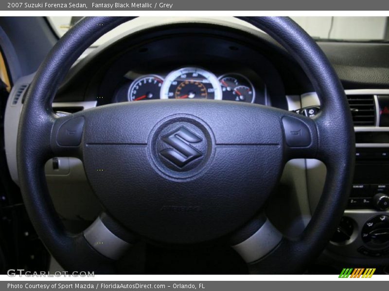 Fantasy Black Metallic / Grey 2007 Suzuki Forenza Sedan
