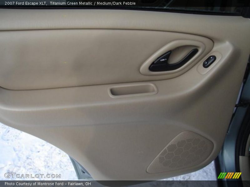 Titanium Green Metallic / Medium/Dark Pebble 2007 Ford Escape XLT