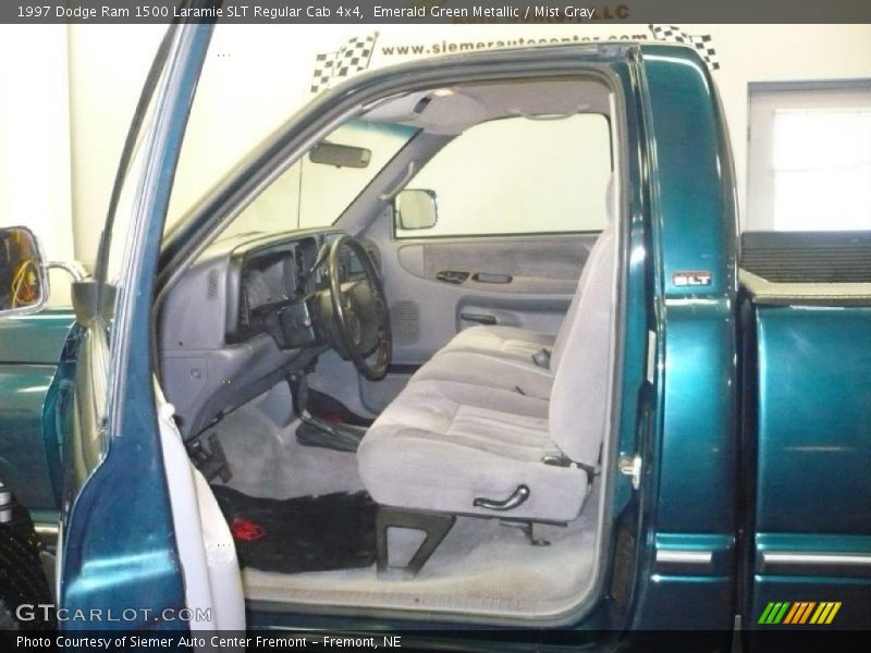 Emerald Green Metallic / Mist Gray 1997 Dodge Ram 1500 Laramie SLT Regular Cab 4x4