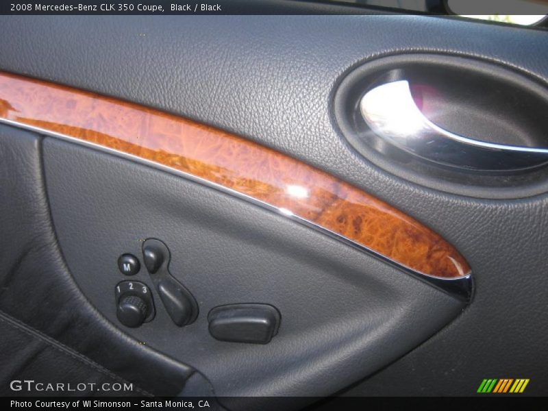 Black / Black 2008 Mercedes-Benz CLK 350 Coupe