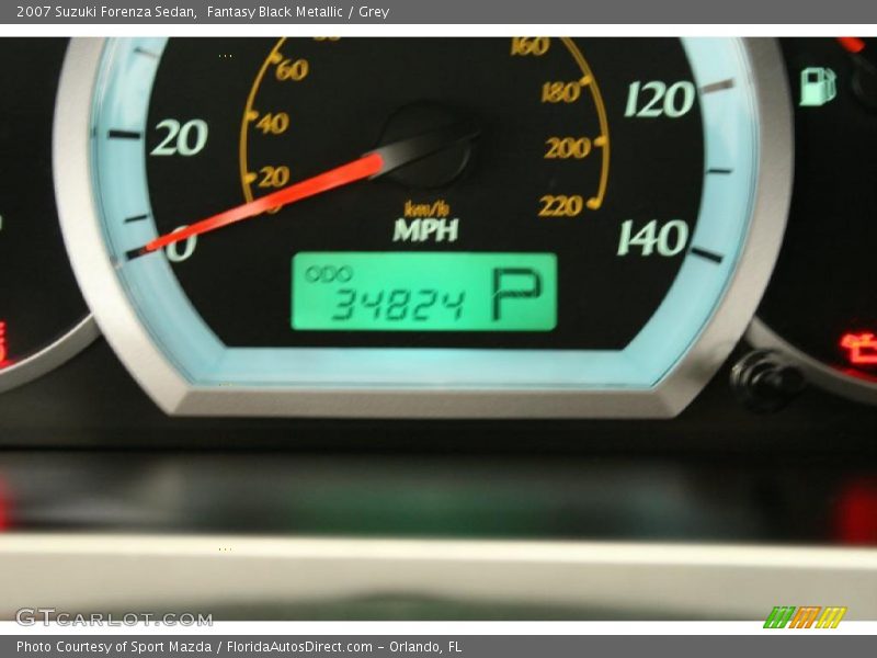 Fantasy Black Metallic / Grey 2007 Suzuki Forenza Sedan