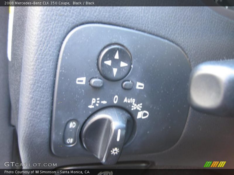 Black / Black 2008 Mercedes-Benz CLK 350 Coupe