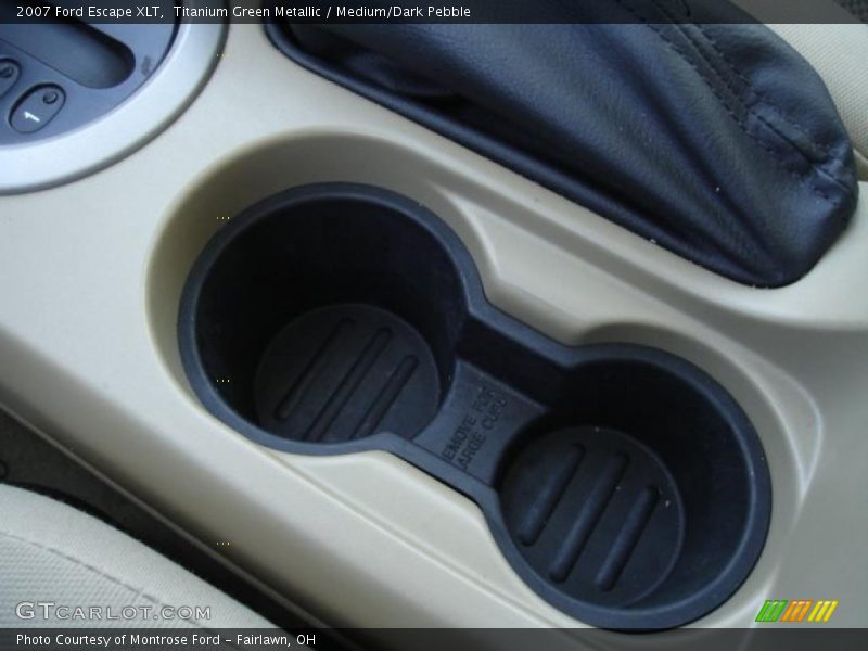 Titanium Green Metallic / Medium/Dark Pebble 2007 Ford Escape XLT