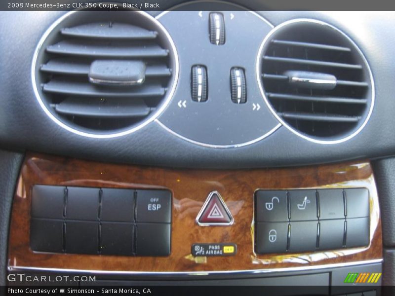 Black / Black 2008 Mercedes-Benz CLK 350 Coupe