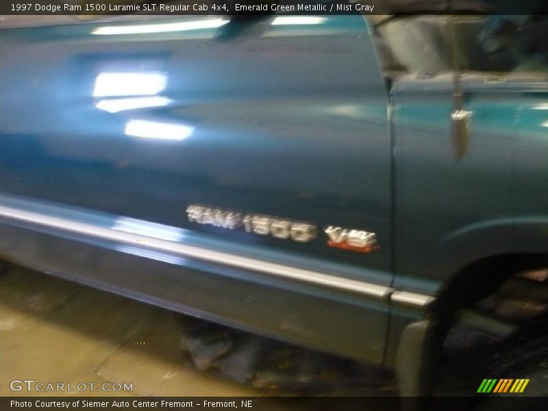 Emerald Green Metallic / Mist Gray 1997 Dodge Ram 1500 Laramie SLT Regular Cab 4x4