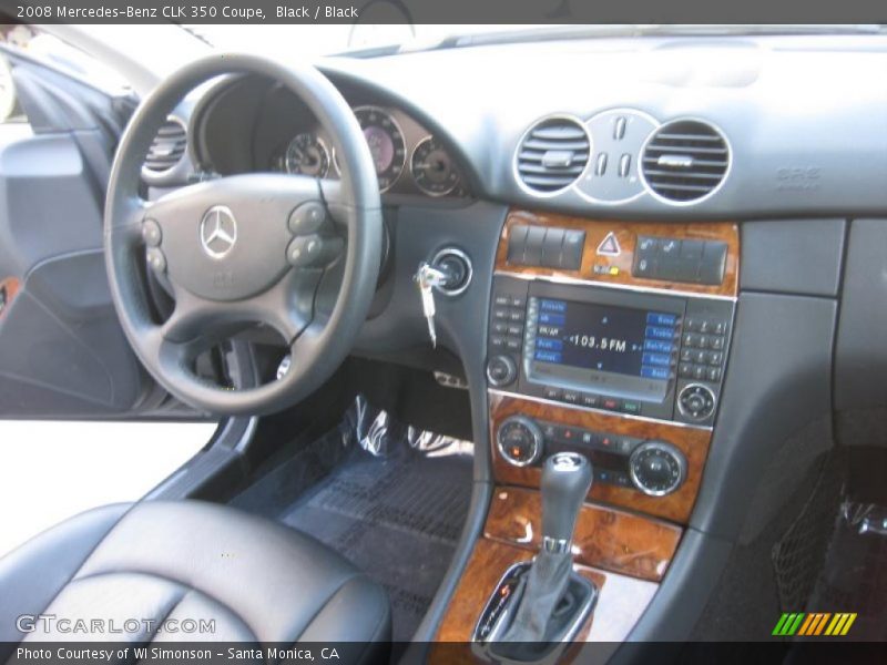 Black / Black 2008 Mercedes-Benz CLK 350 Coupe
