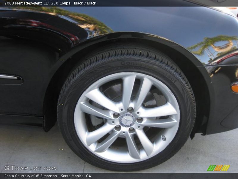 Black / Black 2008 Mercedes-Benz CLK 350 Coupe