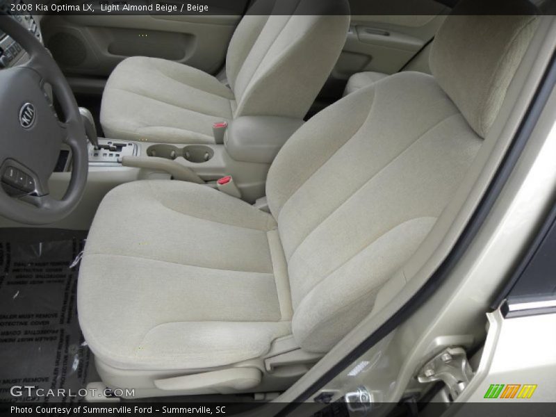 Light Almond Beige / Beige 2008 Kia Optima LX
