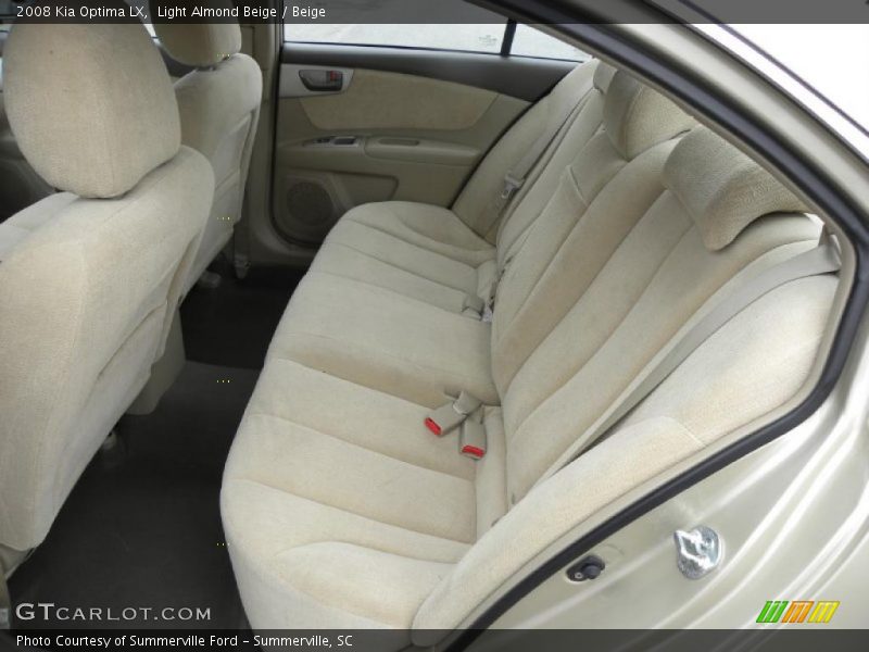 Light Almond Beige / Beige 2008 Kia Optima LX
