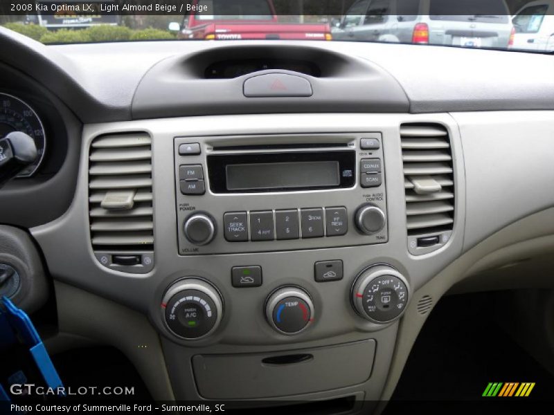 Light Almond Beige / Beige 2008 Kia Optima LX
