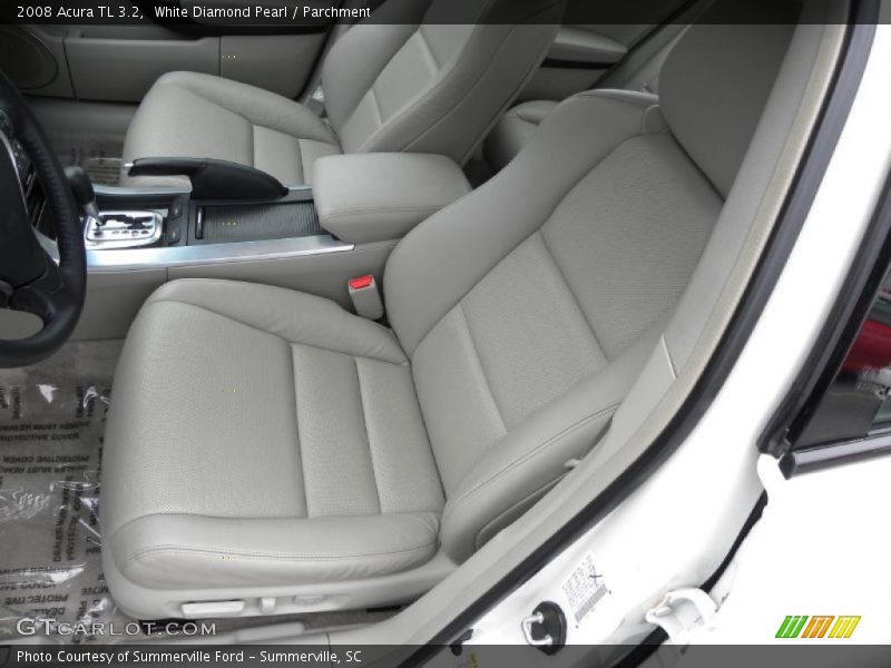 White Diamond Pearl / Parchment 2008 Acura TL 3.2