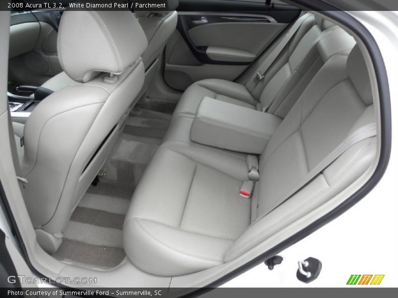 White Diamond Pearl / Parchment 2008 Acura TL 3.2