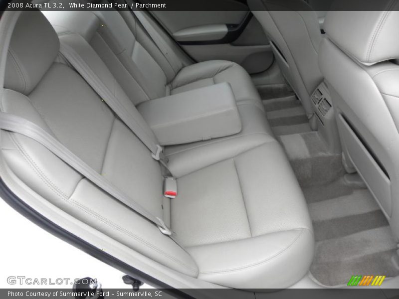 White Diamond Pearl / Parchment 2008 Acura TL 3.2