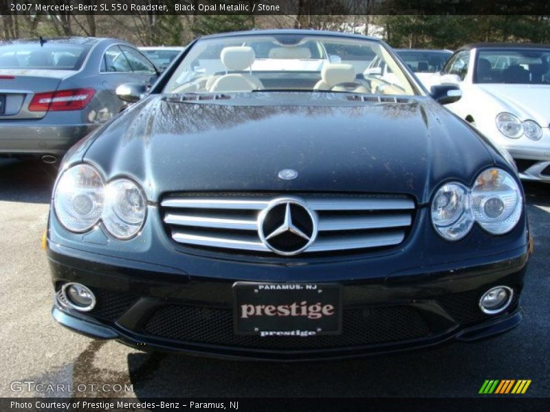 Black Opal Metallic / Stone 2007 Mercedes-Benz SL 550 Roadster