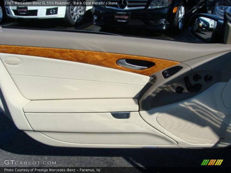 Black Opal Metallic / Stone 2007 Mercedes-Benz SL 550 Roadster