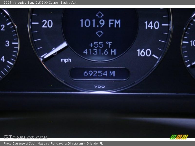 Black / Ash 2005 Mercedes-Benz CLK 500 Coupe