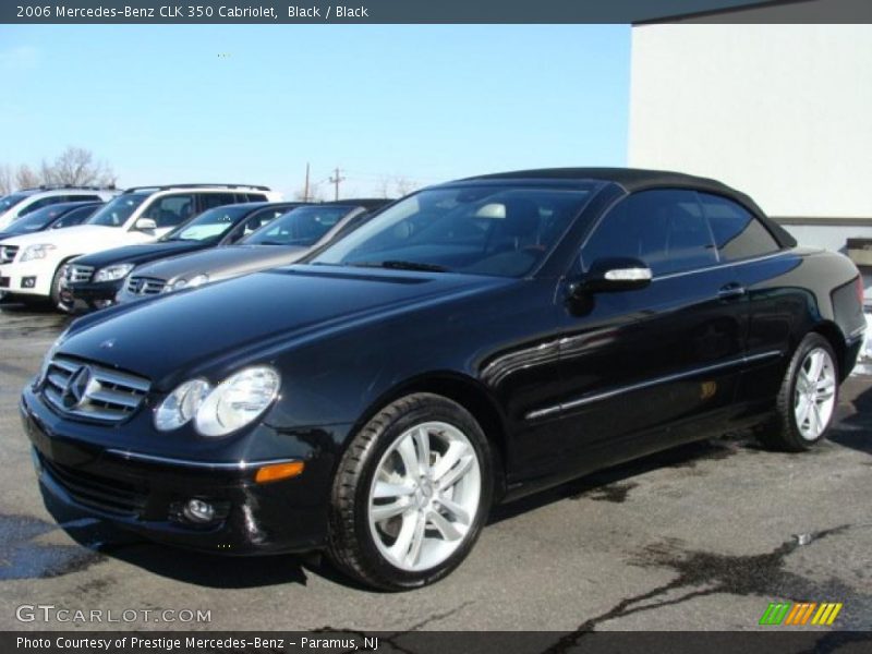 Black / Black 2006 Mercedes-Benz CLK 350 Cabriolet