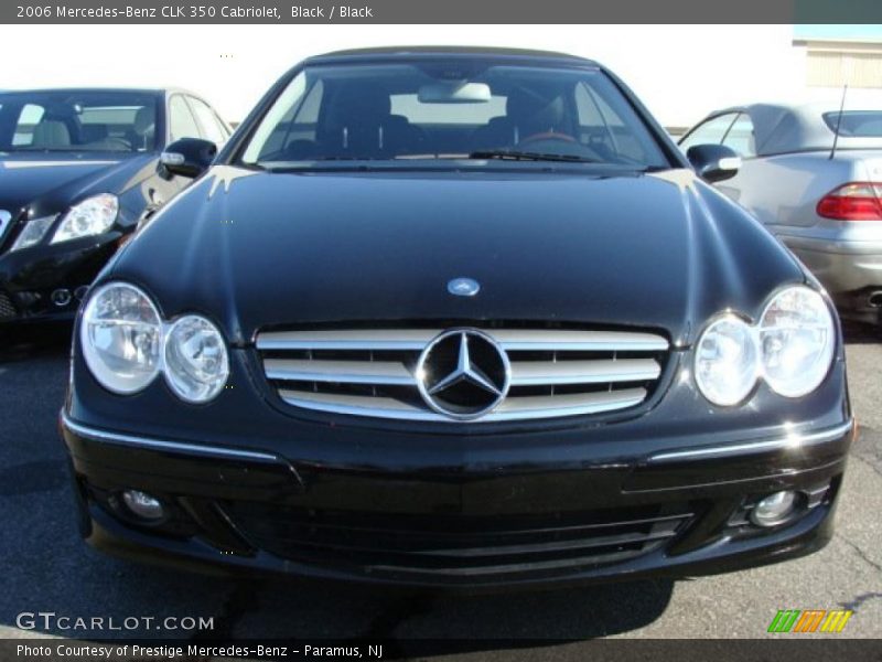 Black / Black 2006 Mercedes-Benz CLK 350 Cabriolet
