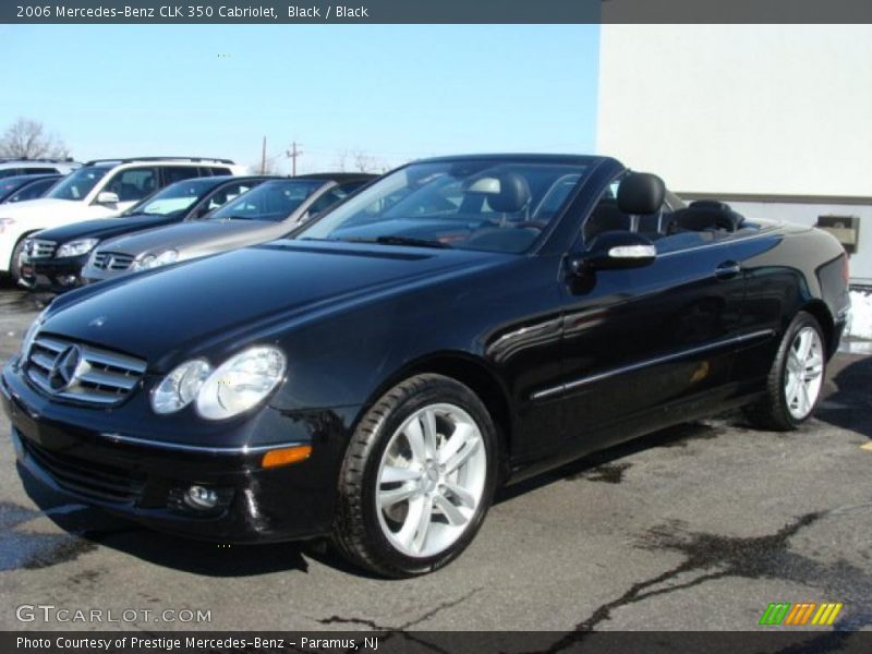 Black / Black 2006 Mercedes-Benz CLK 350 Cabriolet